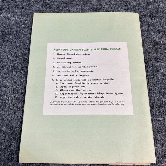 Vtg Booklet Plant Disease Control in the Garden Ohio State Extension - Picture 6 of 9